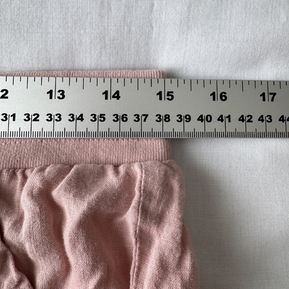 Guess Women's 100% LINEN Capri Jogger Style Pants Pink Small Beach Boardwalk - Picture 11 of 16